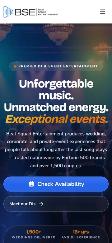 Beat Squad Entertainment on mobile